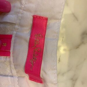 Lilly Pulitzer white buttercup shorts